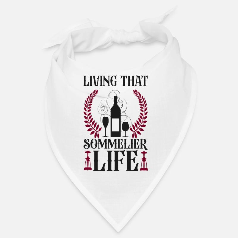 Sommelier Wine Drinking Tasting Bandana