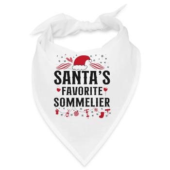 Sommelier Wine Drinking Tasting - Bandana - Weiß - Vorne