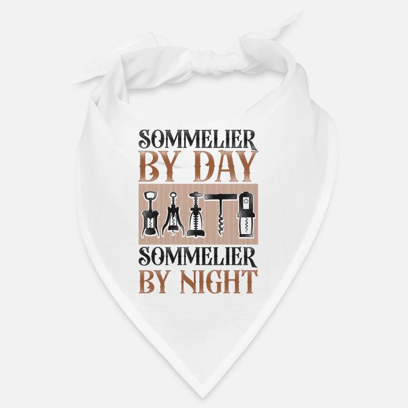 Sommelier Wine Drinking Tasting Bandana