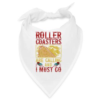 Roller Coaster Vintage Roller - Bandana - Weiß - Vorne