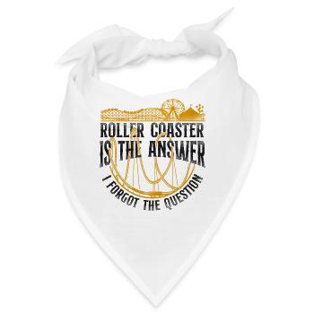 Roller Coaster Vintage Roller - Bandana - Weiß - Vorne