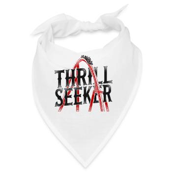Roller Coaster Vintage Thrill - Bandana - Weiß - Vorne