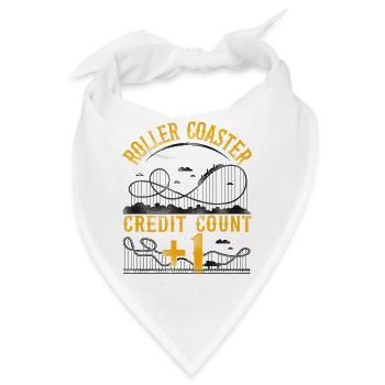 Roller Coaster Vintage Roller - Bandana - Weiß - Vorne