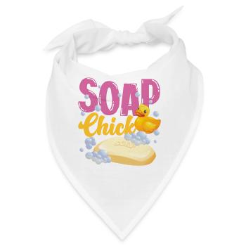 Soap Making Crafting Chicken Soap - Bandana - Weiß - Vorne