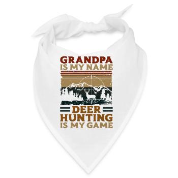 Buck Deer Hunting Hunter - Bandana - Weiß - Vorne