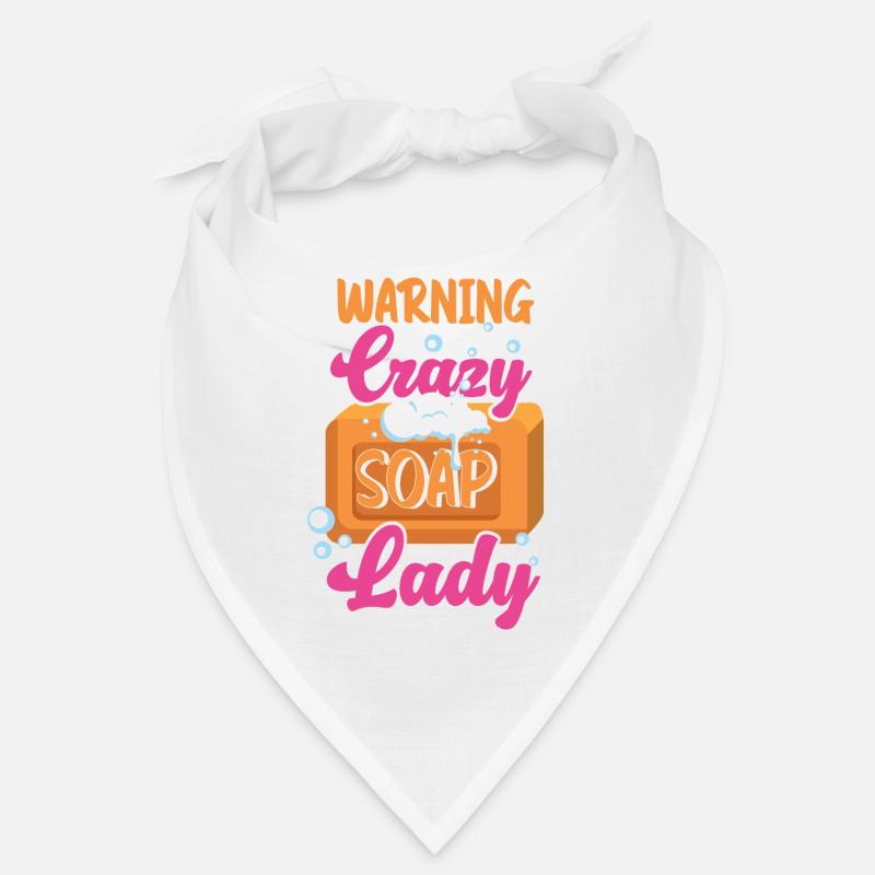 Soap Making Crafting Warning Crazy Bandana