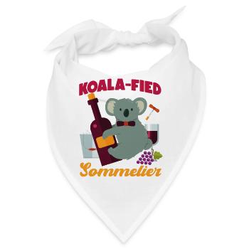 Sommelier Wine Drinking Tasting - Bandana - Weiß - Vorne