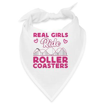 Roller Coaster Girl Real Girls - Bandana - Weiß - Vorne