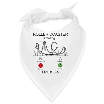 Roller Coaster Phone Display - Bandana - Weiß - Vorne