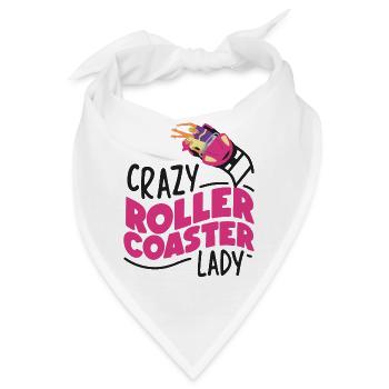 Roller Coaster Girl Crazy Roller - Bandana - Weiß - Vorne