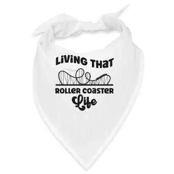 Roller Coaster Living That Roller - Bandana - Weiß - Vorne