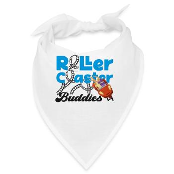 Roller Coaster Friends Besties - Bandana - Weiß - Vorne