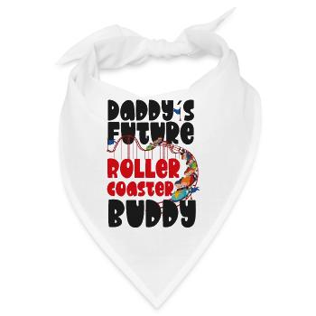 Roller Coaster Toddler Daddy's - Bandana - Weiß - Vorne