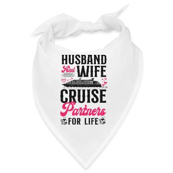 Cruise Ship Vacation Marriage - Bandana - Weiß - Vorne