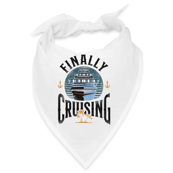 Cruise Ship Vacation Finally - Bandana - Weiß - Vorne