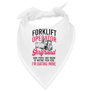 Certified Forklift Truck Operator - Bandana - Weiß - Vorne