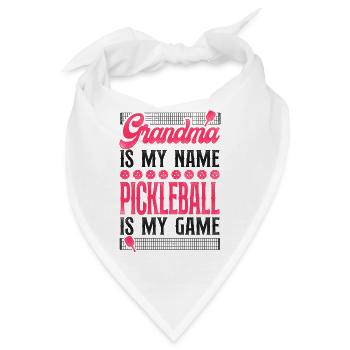 Pickleball Grandma Grandma Is My - Bandana - Weiß - Vorne