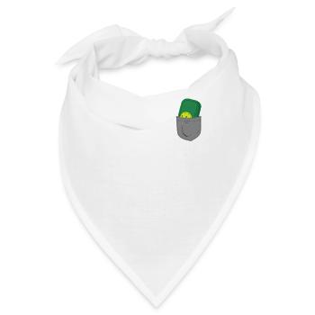 Pickleball Pocket - Bandana - Weiß - Vorne