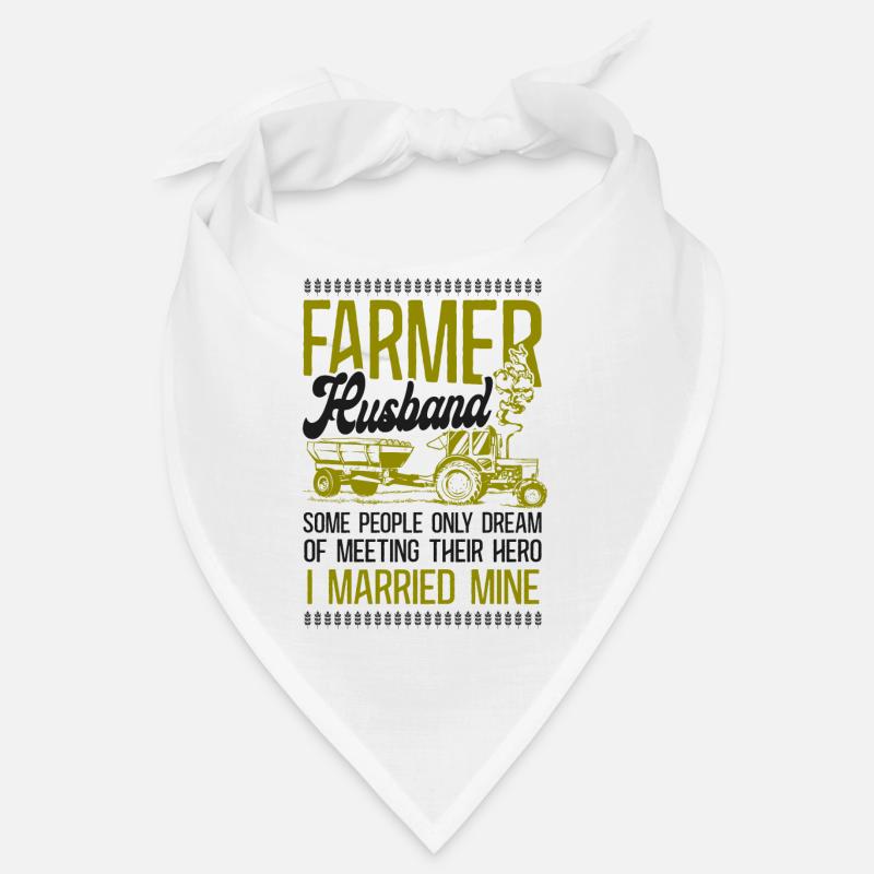 Farming Farmer Husband Tractor Bandana