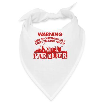 Parkour Free Running Traceur - Bandana - Weiß - Vorne