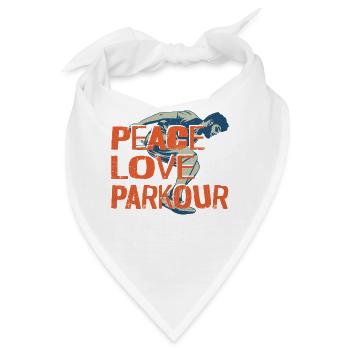 Parkour Free Running Traceur - Bandana - Weiß - Vorne