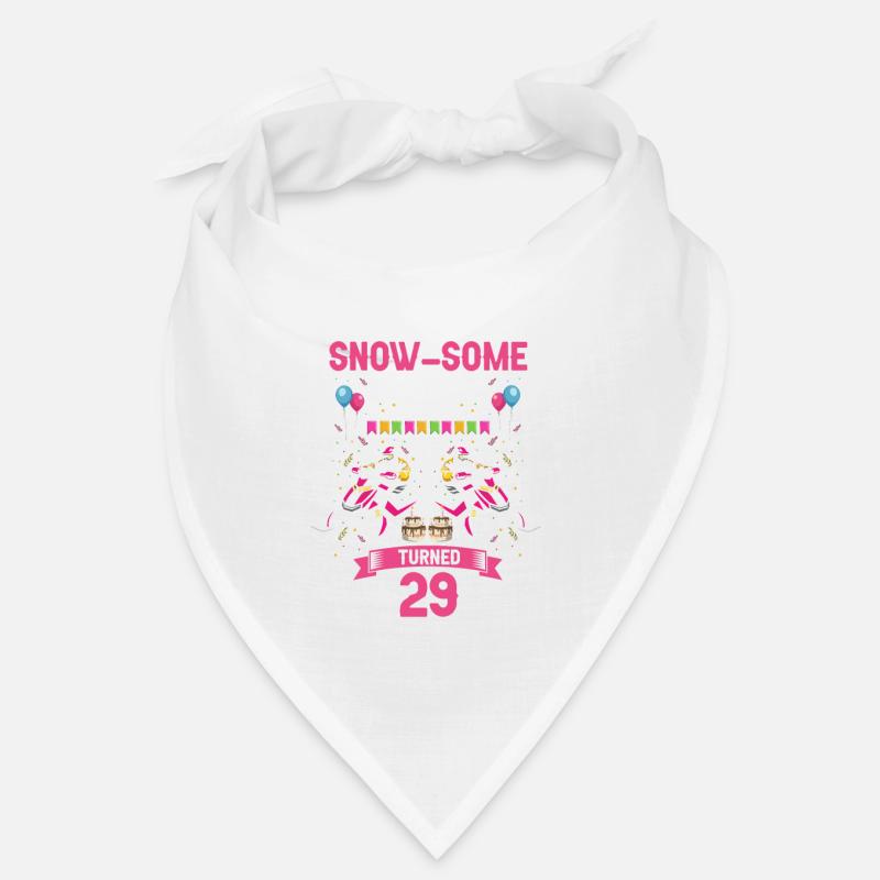 Snowmobile design for snowmobile birthday Bandana