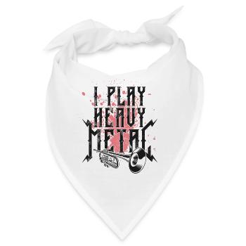 Trumpet Player Vintage I Play - Bandana - Weiß - Vorne