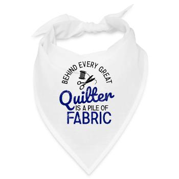 Quilten von Tagesdecken - Bandana - Weiß - Vorne