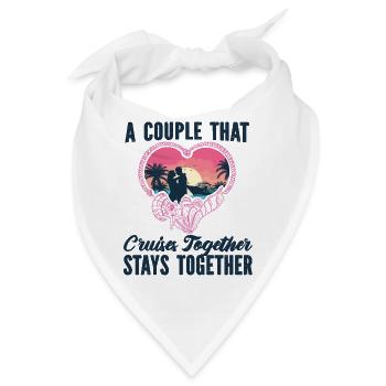 Cruise Ship Vacation Couples - Bandana - Weiß - Vorne
