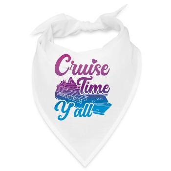 Cruise Ship Vacation Girl Cruise - Bandana - Weiß - Vorne