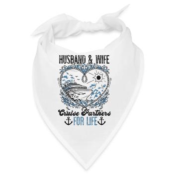 Cruise Ship Vacation Marriage - Bandana - Weiß - Vorne