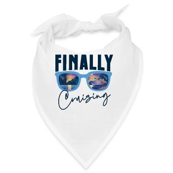 Cruise Ship Vacation Finally - Bandana - Weiß - Vorne