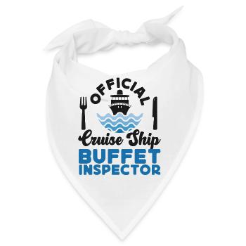 Cruise Ship Vacation Official - Bandana - Weiß - Vorne