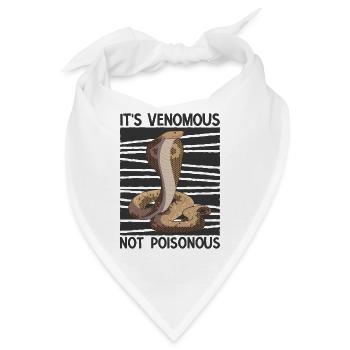 Reptilien Für Fans Von Schlangen - Bandana - Weiß - Vorne
