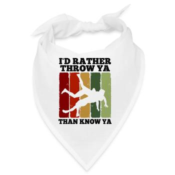 Grappling Martial Arts Wrestling - Bandana - Weiß - Vorne