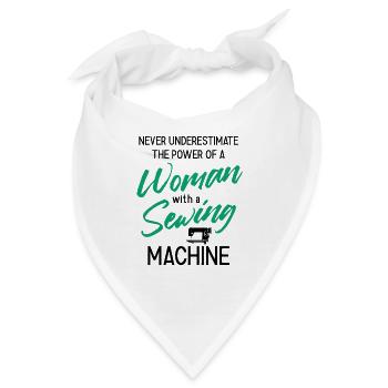 Nähen Und Schneidern Für Näher - Bandana - Weiß - Vorne
