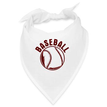 Baseball - Bandana - Weiß - Vorne