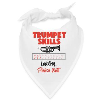 Trumpet Player Trumpet Skills - Bandana - Weiß - Vorne