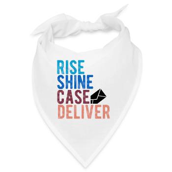Briefträger Und Paket-Zusteller Für Postboten - Bandana - Weiß - Vorne