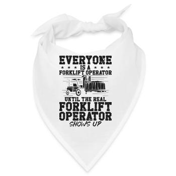 Certified Forklift Truck Operator - Bandana - Weiß - Vorne