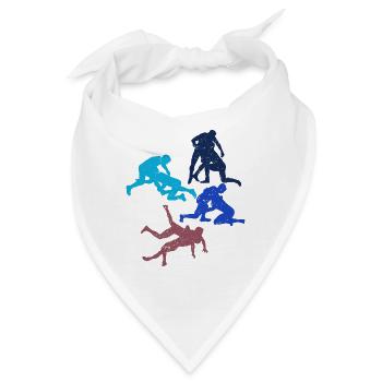Grappling Martial Arts Wrestling - Bandana - Weiß - Vorne