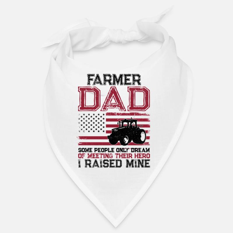 Farming Farmer Dad Father Tractor Bandana