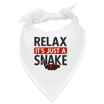 Reptilien Für Fans Von Schlangen - Bandana - Weiß - Vorne