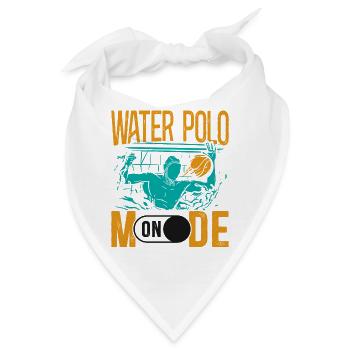 Water Polo Water Polo Mode On - Bandana - Weiß - Vorne