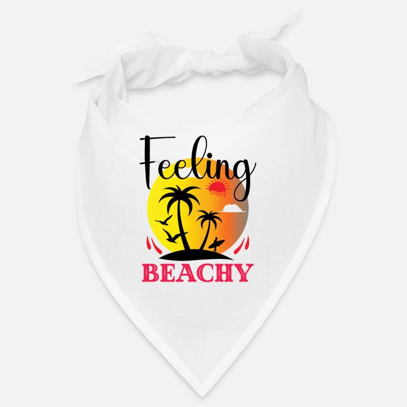 Beach feeling summer sun palm trees Bandana
