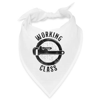 Plumbing Plumber Vintage Working - Bandana - Weiß - Vorne