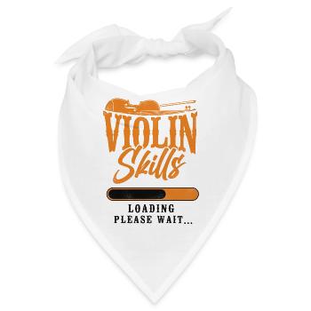 Violin Violinist Vintage Violin - Bandana - Weiß - Vorne