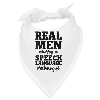 Speech Therapist Therapy Assistant - Bandana - Weiß - Vorne