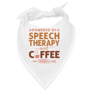 Speech Therapist Therapy Assistant - Bandana - Weiß - Vorne