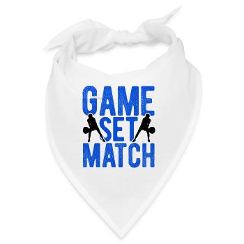 Tennisplatz Spruch Für Tennis - Bandana - Weiß - Vorne
